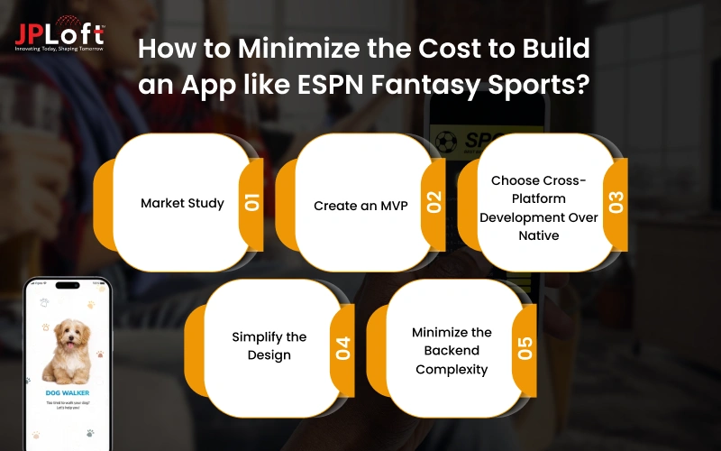 How to Minimize the Cost to Build an App like ESPN Fantasy Sports
